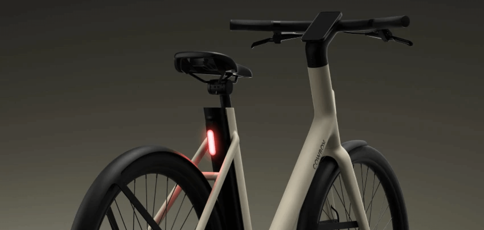 Light on Bike behind