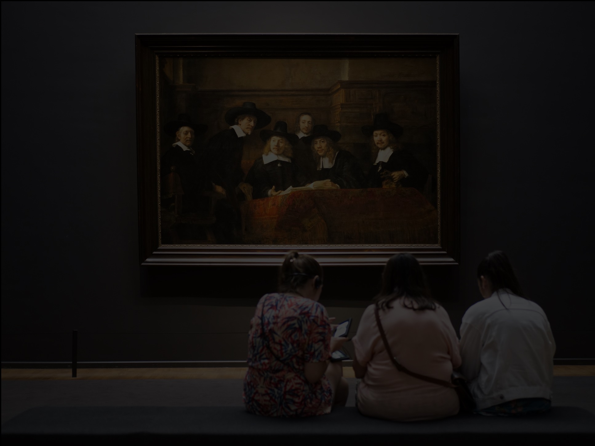 Painting in the museum